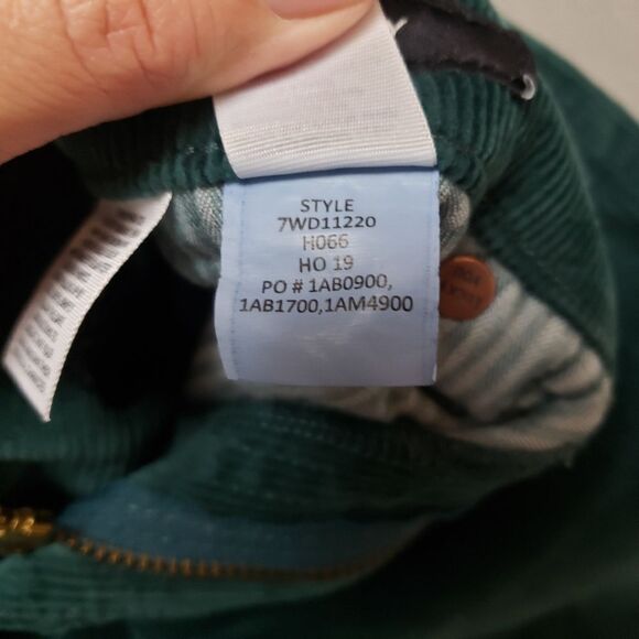Lucky Brand Cords Ava Skinny Green Corduroy Pants - Picture 6 of 15